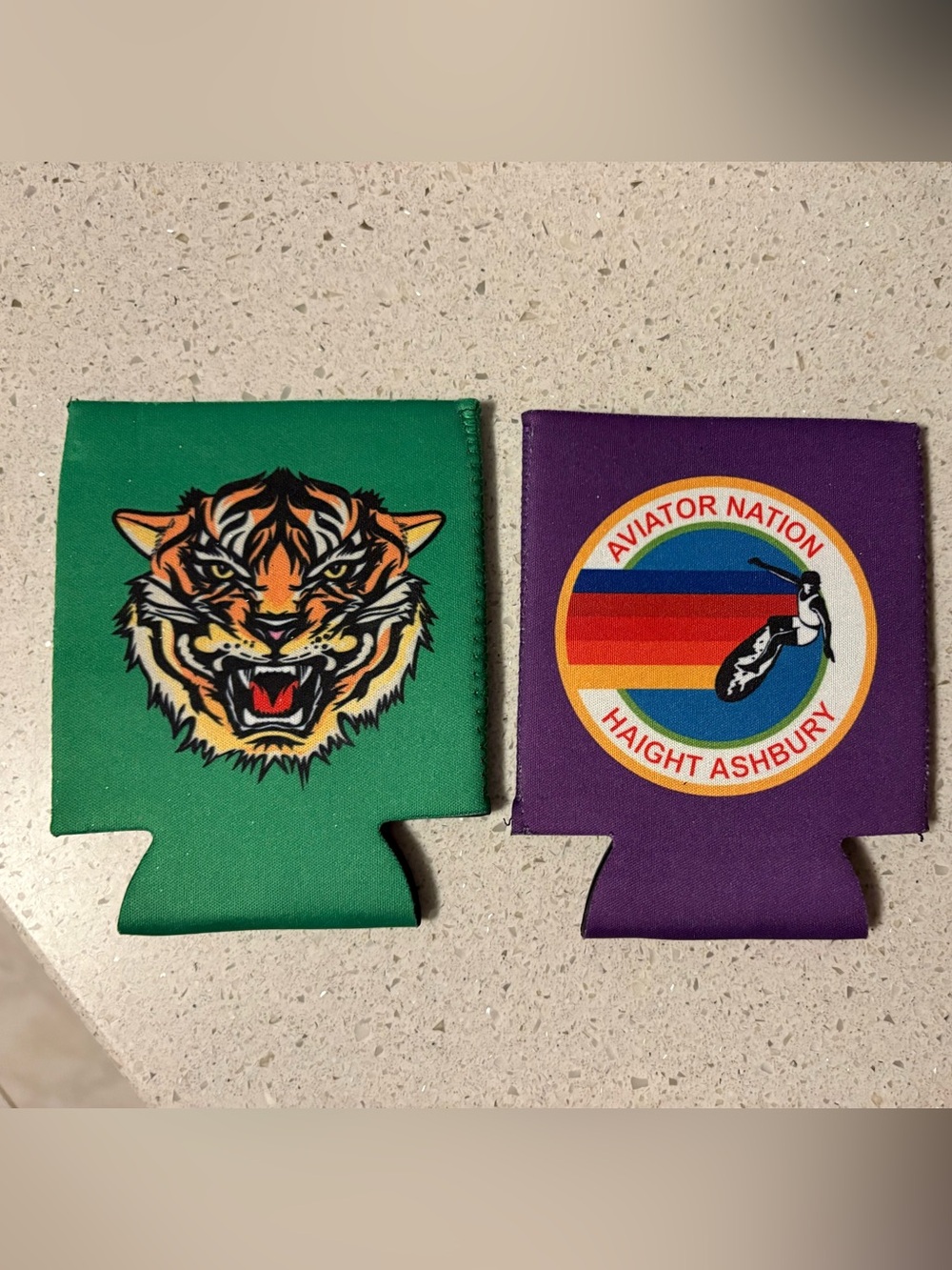 Aviator Nation Haight Ashbury Set of 2 Koozies NWOT